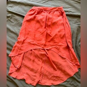 High low flowy skirt